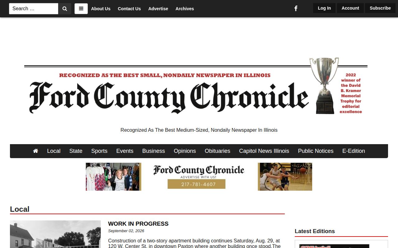 Ford County arrest log local news archive