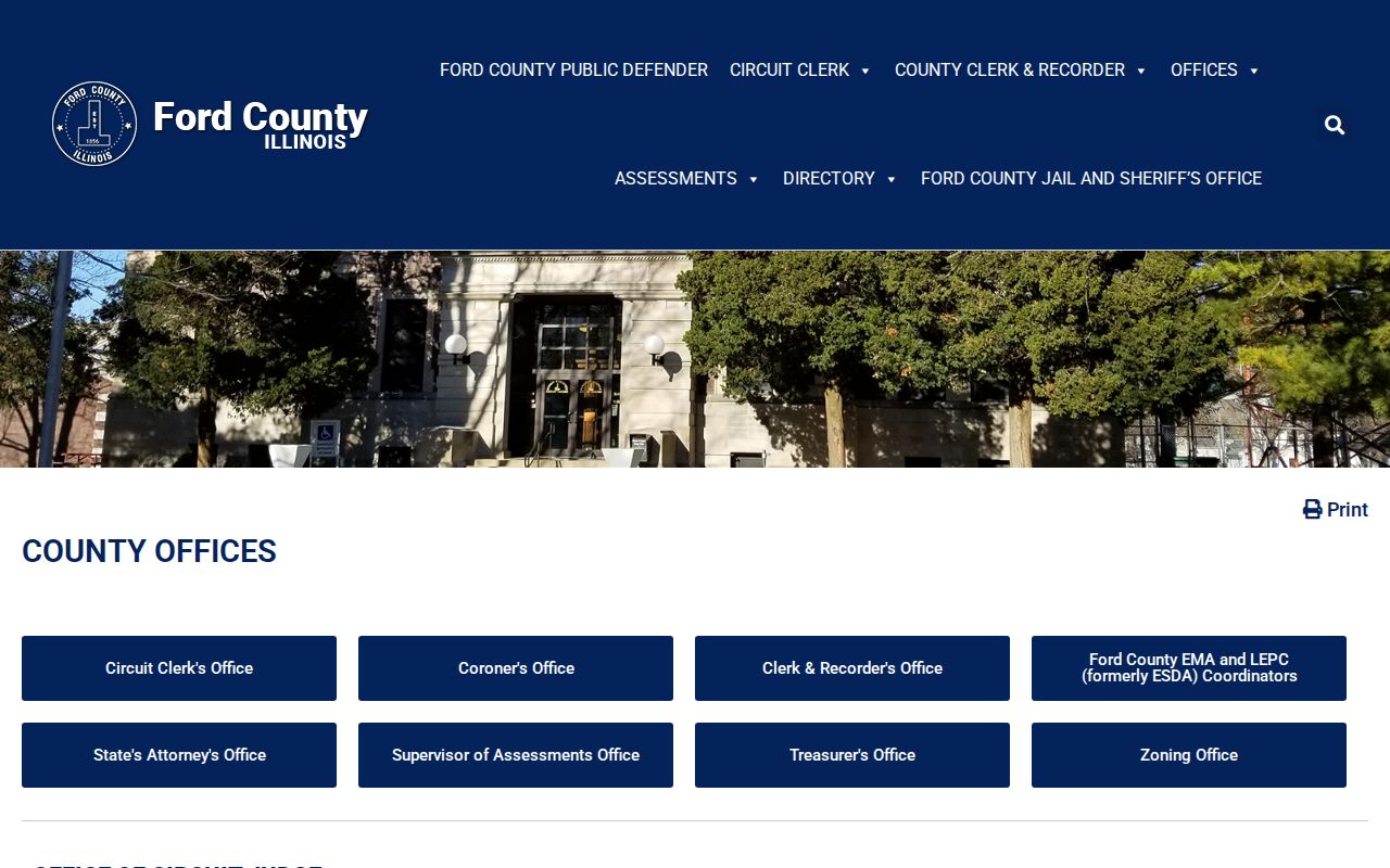 Ford County official arrest records contact directory